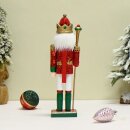 Premium Nussknacker Nutcracker Einzeln Verpackt in Box Sichtfenster Bunt 30cm