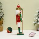 Premium Nussknacker Nutcracker Einzeln Verpackt in Box Sichtfenster Bunt 30cm
