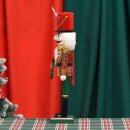 Nussknacker Nutcracker Einzeln Verpackt in Box Sichtfenster Rot Grün kariert ca.38-40cm