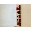 Weihnachtszug Deko WeihnachtenWeihnachtsdeko Christmas Zug Anhänger Rot ca. 40cm