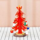 Weihnachtbaum Deko Weihnachten Weihnachtsdeko Christmas Tannenbaum ca. 15cm Rot