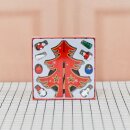 Weihnachtbaum Deko Weihnachten Weihnachtsdeko Christmas Tannenbaum ca. 15cm Rot