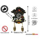 Winter Kuckucksuhr Magnet Wetterhaus Thermomether Deko -...