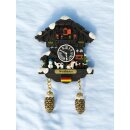 Winter Kuckucksuhr Magnet Wetterhaus Thermomether Deko - Wiesbaden