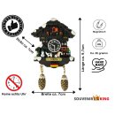 Winter Kuckucksuhr Magnet Wetterhaus Thermomether Deko -...
