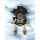 Winter Kuckucksuhr Magnet Wetterhaus Thermomether Deko - Passau