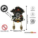 Winter Kuckucksuhr Magnet Wetterhaus Thermomether Deko -...