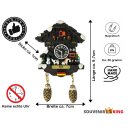 Winter Kuckucksuhr Magnet Wetterhaus Thermomether Deko -...