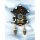 Winter Kuckucksuhr Magnet Wetterhaus Thermomether Deko - Boppard