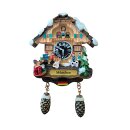 Kuckucksuhr Magnet Souvenir Skiurlaub Ski...