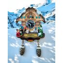 Kuckucksuhr Magnet Souvenir Skiurlaub Ski Kühlschrankmagnet München