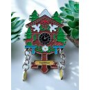 Kühlschrankmagnet Alpen Kuckucksuhr Magnet  Reisemagnet Mitbringsel Metall - Tegernsee