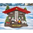 Kühlschrankmagnet Alpen Kuckucksuhr Magnet  Wetterhaus Thermometer Deko - Mittenwald