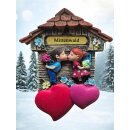 Kühlschrankmagnet Alpen Kuckucksuhr Magnet LiebespaarMitbringsel Deko - Mittenwald