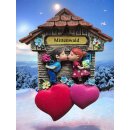 Kühlschrankmagnet Alpen Kuckucksuhr Magnet LiebespaarMitbringsel Deko - Mittenwald