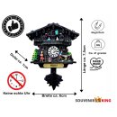 Kühlschrankmagnet Alpen Kuckucksuhr Magnet  Urlaubserinnerung Mitbringsel Deko - Mosel