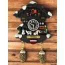 Winter Kuckucksuhr Magnet Wetterhaus Thermomether Deko - Österreich