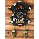 Winter Kuckucksuhr Magnet Wetterhaus Thermomether Deko - Austria