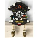 Winter Kuckucksuhr Magnet Wetterhaus Thermomether Deko - Austria