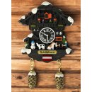 Winter Kuckucksuhr Magnet Wetterhaus Thermomether Deko - Vienna