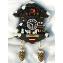 Winter Kuckucksuhr Magnet Wetterhaus Thermomether Deko - Vienna