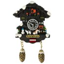 Winter Kuckucksuhr Magnet Wetterhaus Thermomether Deko -...