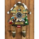 Kuckucksuhr Magnet Souvenir Skiurlaub Ski Kühlschrankmagnet Vienna