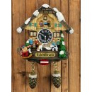Kuckucksuhr Magnet Souvenir Skiurlaub Ski Kühlschrankmagnet Schönbrunn