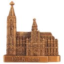 Magnet Köln Dom Polyresin Bronze