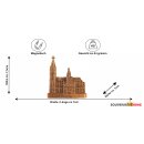 Magnet Köln Dom Polyresin Bronze