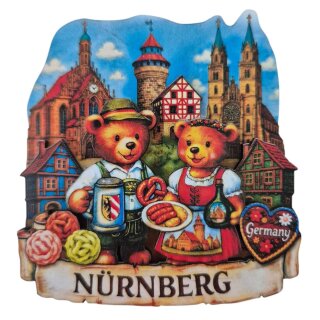 Holzmagnet Nürnberg Bärr