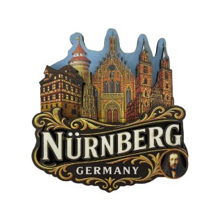 Holzmagnet Nürnberg Lorenzkirche Dürer Haus Frauenkirch
