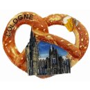 Souvenir Kühlschrankmagnet – Brezel mit...