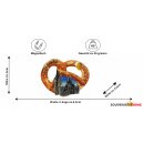 Souvenir Kühlschrankmagnet – Brezel mit...