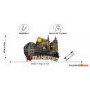 Frankfurt am Main Polyresin 3D Magnet Kühlschrankmagnet