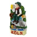 Polyresin Magnet Köln Mann Tracht