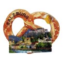 Souvenir Kühlschrankmagnet – Brezel mit...