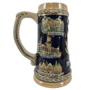 Reliefkrug Deutschland 90ml 10cm Hoch Germany Nürnberg bemalt