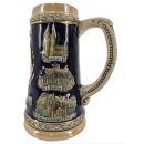 Reliefkrug Deutschland 90ml 10cm Hoch Germany Nürnberg bemalt
