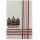 Geschirrtuch Tuch Handtuch ca. 65 x 40cm Deutschland Frankfurt Römer Rot