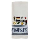 Geschirrtuch Tuch Handtuch ca. 60 x 40cm Germany Deutsch Motive Blau