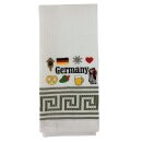 Geschirrtuch Tuch Handtuch ca. 60 x 40cm Germany Deutsch Motive Grün