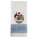Geschirrtuch Tuch Handtuch ca. 60 x 40cm Deutschland Nürnberg Altstadt Kaiserburg Blau