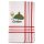 Geschirrtuch Tuch Handtuch ca. 65 x 40cm Deutschland Cochem Reichsburg Weinglas Rot