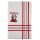 Geschirrtuch Tuch Handtuch ca. 65 x 40cm Austria Salzburg Mozart Rot