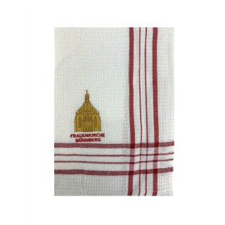 Handtuch FRAUENKIRCHE NÜRNBERG ROT