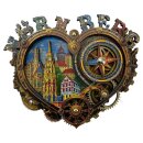 Holzmagnet Nürnberg Herz beweglich