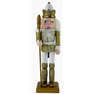 Premium Nussknacker Nutcracker Einzeln Verpackt in Box Sichtfenster Weiß 18cm