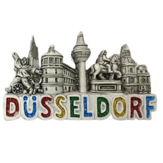 Magnet Polyresin Kühlschrankmagnet Souvenir Mitbringsel - Düsseldorf