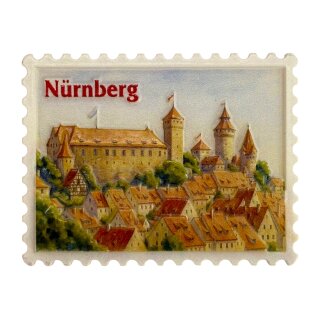Magnet Polyresin Kühlschrankmagnet Souvenir Mitbringsel Burg - Nürnberg